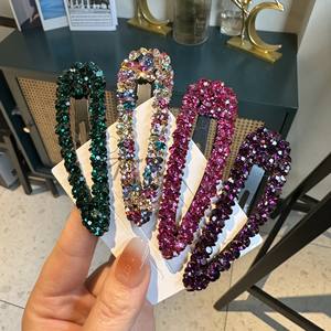 YANYE Clip BB de lujo para niñas, accesorios para el cabello de moda con diamantes checos, horquilla hecha de plástico duradero - Product Image 1