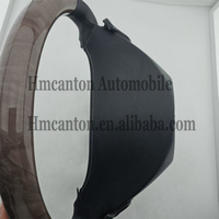 Nouveau produit phare : Volant de voiture en cuir perforé en bois de pêche pour Mercedes Benz W211 W209 W219 W230