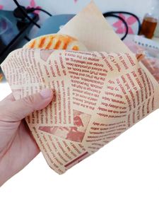 Papel de Envolver para Alimentos Personalizado de 35g, Ecológico, Resistente al Calor, Impermeable, Apto para Uso Alimentario, Antigrasa, para Hamburguesas y Pizza - Product Image 3