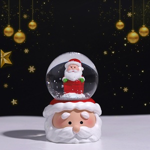 Bola de Cristal Personalizada con Santa Claus Rodante, Adornos Navideños para Decoración del Hogar - Product Image 3