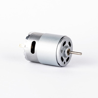 Motor DC 380 untuk Mainan DIY, Peralatan Kecil, 6-24V, 6000-24000RPM, Kecepatan Tinggi, Motor Mikro R380 untuk Hobi, Semua Berbahan Logam