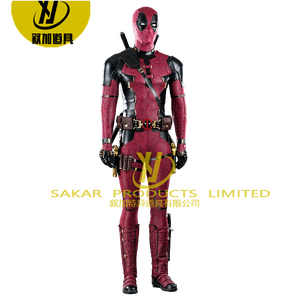 Costume de <span class=keywords><strong>cosplay</strong></span> de personnage de film de haute qualité, sur mesure pour <span class=keywords><strong>Deadpool</strong></span> 3 Wade Wilson, pour collection personnelle, adulte, jeu de rôle - Product Image 3