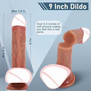 Realistische Dildos pielzeug Erwachsene für Frauen G-Punkt-Stimulation Künstlicher <span class=keywords><strong>Penis</strong></span> Mit Saugnapf Weibliche Vagina Anal Mastur bator - Product Image 5