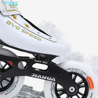 Patins à roulettes de vitesse SeeMore, prix de détail, 90/100/110 mm, chaussures de patinage de course, bottes en fibre de carbone, patins à roulettes de vitesse professionnels