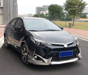 ชุดแต่งตัวถังรถยนต์วัสดุ ABS แข็งแรงแบบใหม่สำหรับปี 2017-2019 สไตล์ Modellista ชุดแต่งสเกิร์ตข้างหน้า/หลัง สีดำ - Product Image 3