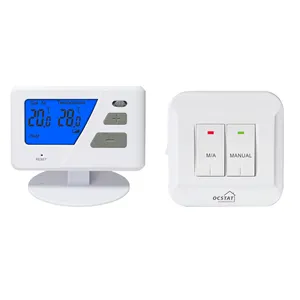 230V Non-programmable LCD Temperature Heating Wireless Boiler Digital Electronic Thermostat for Home