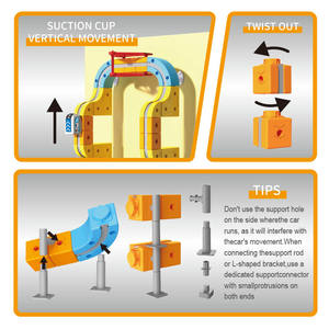 Jouets éducatifs pour enfants, circuit <span class=keywords><strong>de</strong></span> course magique à assembler soi-même, piste <span class=keywords><strong>de</strong></span> course pour bébé, circuit <span class=keywords><strong>de</strong></span> <span class=keywords><strong>train</strong></span> électronique, jouets en cube, jouets à fentes - Product Image 4