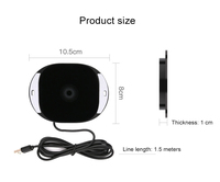 10W 15W caché universel longue Distance chargeur sans fil invisible marbre bureau meubles table chargeur sans fil rapide