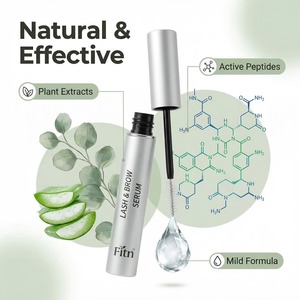 Großhandel Veganes Wimpernwachstumsserum Rizinusöl Dermatologisch Getestet Verlängerndes Kräuter-Feuchtigkeitsmittel OEM/ODM Individuelles Logo - Product Image 4