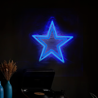Luz LED decorativa de PVC con letrero de conejo de neón azul personalizable para niños IP67 Aplicación DE PAISAJE