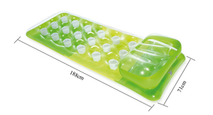 Colchón de agua inflable personalizado, 18 agujeros, individual - Product Image 3