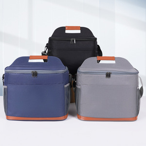 Bolsa de Almuerzo Oxford 600D con Logotipo Personalizado FH, Bolsa Térmica Grande Aislada de 15L, Impermeable, Conserva el Calor y el Frío, para Picnic - Product Image 2