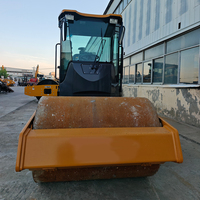 Compacteur à tambour unique XS600J de 6 tonnes de Chine, poids opérationnel de 6000 kg, fréquence de vibration de 50 Hz