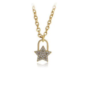 A00737810 xuping jewelry little star 14k Princess lucky gift forfidanzate love perfume personalizza collana elegante - Product Image 1