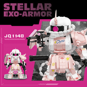 JIESTAR JQ1148 892 Piezas, Bloques de Construcción de Robot Zagu Rosa, Modelo MOC, Juguete Técnico de Plástico, Regalo Moderno para Festividades - Product Image 3