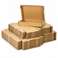 Boîte d'expédition en carton ondulé avec logo personnalisé pour boissons, emballage en papier recyclé, carton d'emballage extra rigide, boîte d'emballage express