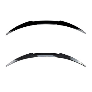 สปอยเลอร์หลังรถยนต์ BMW ลายคาร์บอนไฟเบอร์ สีดำเงา ABS สำหรับซีรีส์ 1 รุ่น E82 E88 ปี 2008-2013 ทรง Ducktail - Product Image 2