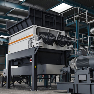 Hot loại tái chế chất thải gỗ các tông carton giấy phế liệu kim loại chai Máy Nghiền Shredder máy - Product Image 3