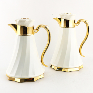 กระติกน้ำร้อนแบบดาลลาห์ ขนาด 700/1000 มล. เคลือบทอง กระติกเก็บความร้อนสุดหรู ชุดกาน้ำชา สำหรับเดือนรอมฎอน - Product Image 1