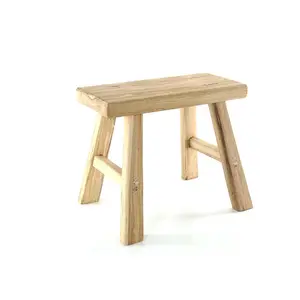 Naturholz hocker Mini Holz Unvollendeter hand gefertigter Massivholz hocker einfach Geeignet für die Küche Wohnzimmer Schlafzimmer