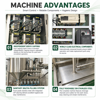 Machine de remplissage et d'emballage automatique de liquides pour sachets souples à bec verseur, sachets à bec verseur, lait, jus, eau, sauces et boissons