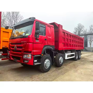 China utilizó el camión volquete Sinotruk Howo 8x4 371hp 25 30 toneladas camión volquete de 10 ruedas en venta - Product Image 3