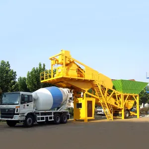 Factory Mobieles Portable Concrete Mixer Batching and Mixing Plant Price