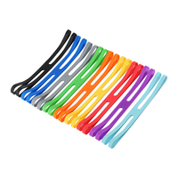 Bande élastique en caoutchouc de Silicone avec Logo personnalisé, bande en forme de X, pour emballage de livre comme cadeau, pièces