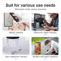 Clearance Price Handheld Mobile Repair Microscope Photo Video Camera 8LEDs 1000X 1080P WIFI Wireless Digital Electron Microscope