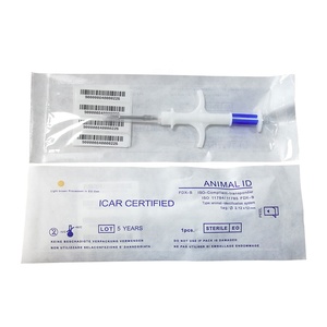 Seringue de suivi des animaux à usage unique GSC avec puce FDX-B pour chien - Product Image 1
