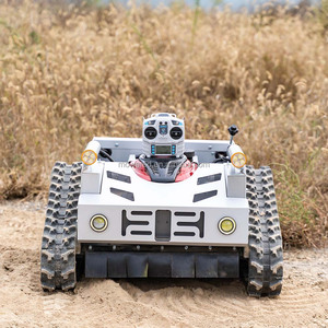 RC Self Propelled Tracked Lawn Mower <strong>Robot</strong> All Terrain Flail Type <strong>Garden</strong> Lawn Mower With Zero Turning - Product Image 2