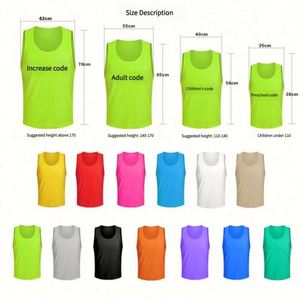 Petos/Chalecos de Entrenamiento de Fútbol y Baloncesto Personalizados con Números para Niños, Jóvenes y Adultos - Ideales para Deportes de Equipo - Product Image 2
