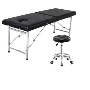 Table de massage pliante polyvalente en métal pour salon de beauté et spa – Mobilier commercial portable pour soins et raclage – Vente en gros - Product Image 1