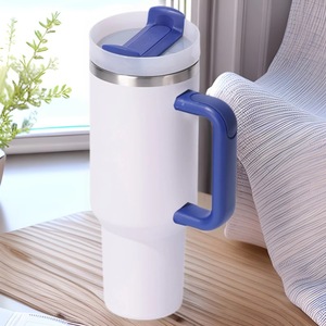 Stanley 40oz Stainless Steel Tumbler With Handle Insulated Travel Mug For Car Home Office Outdoor Use - Product Image 2