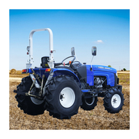 Tracteur à roues chinoises de 25 CV avec boîte de vitesses, cabine et transmission 4x4 TA254 pour l'agriculture et l'horticulture