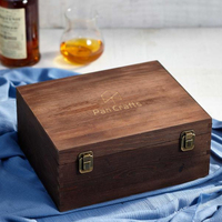 Boîte en bois rétro personnalisée à prix abordable avec logo, emballage cadeau, boîte à thé en bois, boîte cadeau pour portefeuille