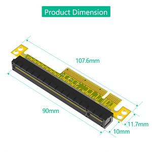 Pci-e 8x để 16X <span class=keywords><strong>Card</strong></span> đồ họa mở rộng PCI-E X8 để X16 <span class=keywords><strong>Card</strong></span> đồ họa Adapter - Product Image 2