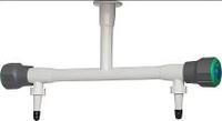 Robinet de laboratoire moderne à double sortie, design en cuivre, anti-corrosion, écologique, durable, à suspendre, facile à installer