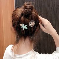 Pinces à cheveux en alliage avec perles, pinces à cheveux en acrylique, modèle étoile de mer, pour filles, coquillage, accessoires pour coiffure, couvre-chef de plage, nouvelle collection