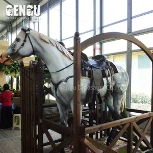 מלאכותי Animatronic סוס דגם בחיים גודל בעלי החיים