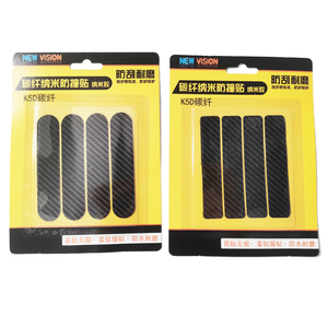 Autocollant de protection anti-collision en fibre de carbone <span class=keywords><strong>K5D</strong></span>, imperméable et anti-rayures, pour voitures universelles, avec utilisation de masquage - Product Image 2