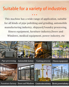 Nhỏ Ống thép không gỉ uốn và đánh bóng Máy sắt nhôm vòng ống gỉ loại bỏ Mài deburring máy - Product Image 6