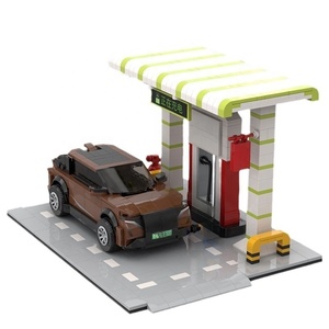 Tùy Chỉnh Cảnh Xây Dựng Khối Thiết Lập Cá Nhân Kiến Trúc Con Số Xe Ô Tô Moc Mô Hình Tự Làm Cảnh Quan Sáng Tạo Sưu Tập Đồ Chơi Quà Tặng - Product Image 5