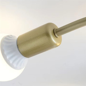 Nhà Máy Hiện Đại Bắc Âu Vàng Thủy Tinh Bóng Đèn LED Trần Đèn Sắt Trần Ánh Sáng Cho Phòng Ngủ Phòng Khách Trang Chủ Trang Trí - Product Image 6