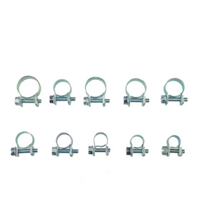<b>Mini</b> Fuel Injection Hose <b>Clamp</b> Kit 100Pcs Carbon Steel A1098 Series for Repair Replace - Product Image 3
