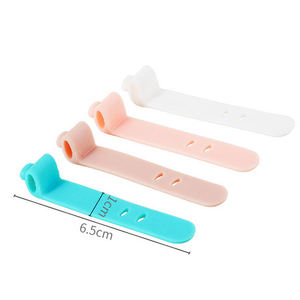 Organizador de Cables de Silicona SY, Enrollador de Cables para Auriculares, Cable de Datos, Ratón, Teclado - Product Image 3