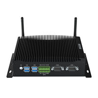 PC Industrial sin Ventilador de 10.ª Generación con I7 10610U, LAN Dual de 2.5G, WiFi 6, 2COM, GPIO, Amplio Rango de Temperatura, Pantalla 4K, Compatible con Win11 y Linux, Computadora IoT