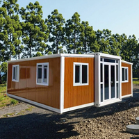 Bon marché Maison conteneur 1 2 3 4 chambres à coucher Petite maison préfabriquée portable Maison préfabriquée Restaurant conteneur modulaire de luxe