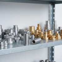 Usinage CNC personnalisé d'aluminium et d'acier inoxydable directement avec service de goupille de positionnement à faible quantité minimale de commande