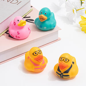Surtido de bonitos patos de goma, juguetes de baño temáticos de la Marina para niños, venta al por mayor, coloridas figuras de pato marinero, regalos novedosos - Product Image 5